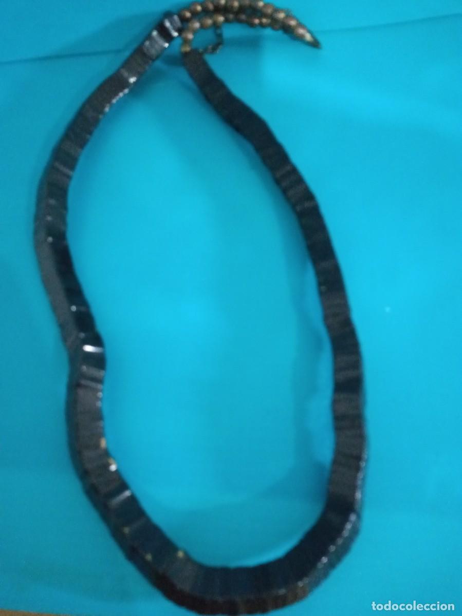 Joyeria: ANTIGUO COLLAR DE CUENTAS NEGRAS - Foto 6