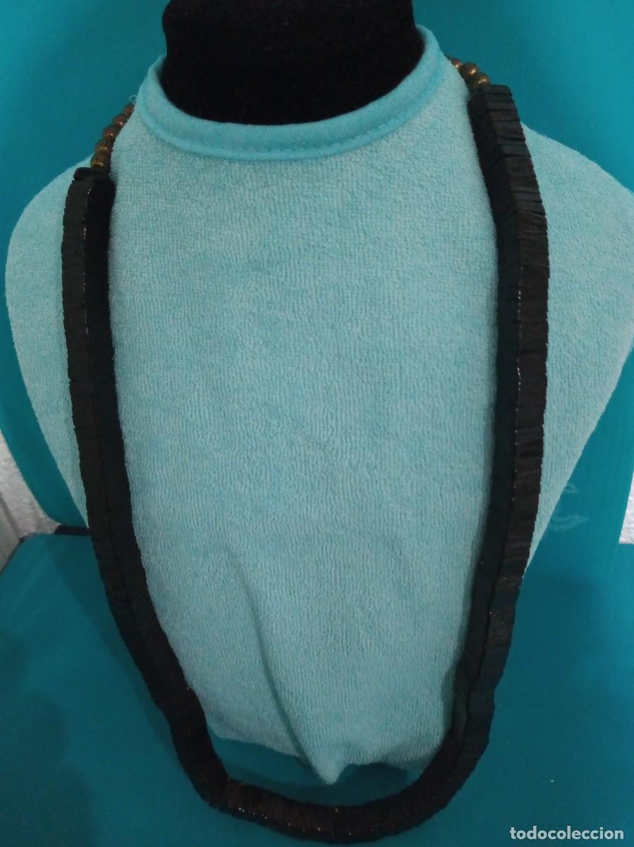 Joyeria: ANTIGUO COLLAR DE CUENTAS NEGRAS - Foto 11