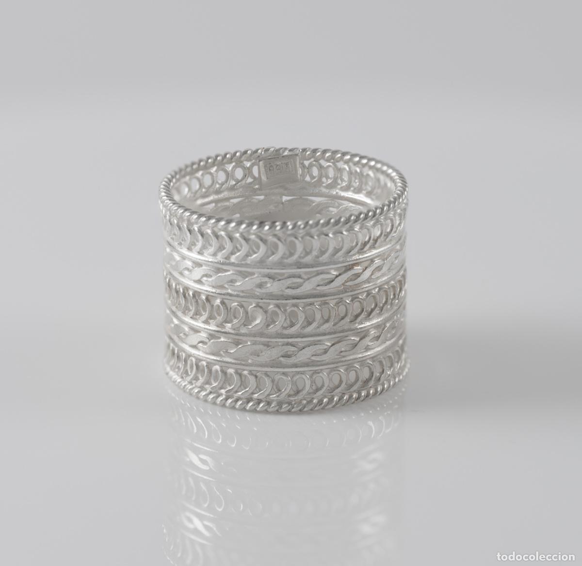 Joyeria: Anillo Calado de Plata 925 - Foto 1