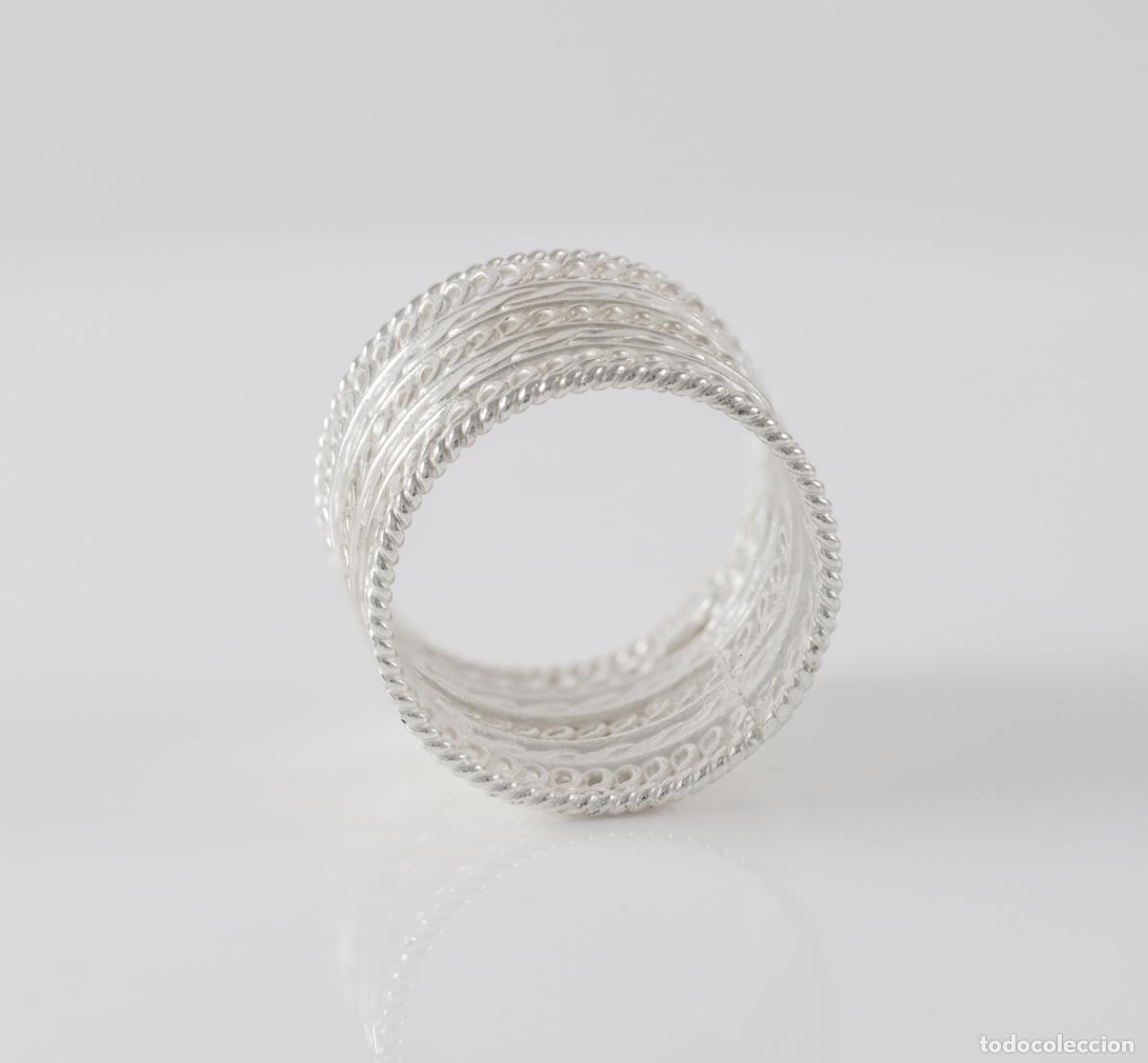 Joyeria: Anillo Calado de Plata 925 - Foto 3