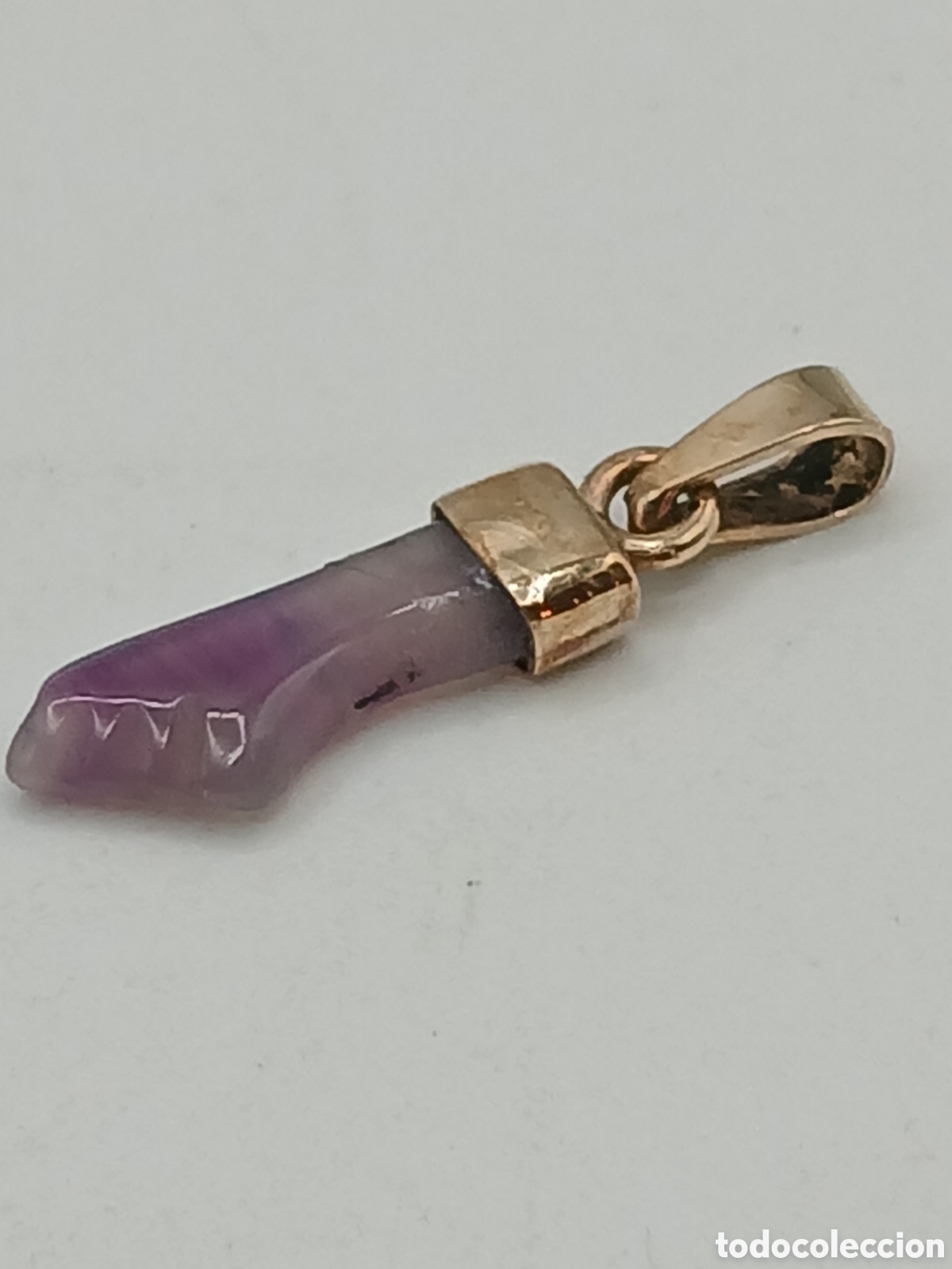 Joyeria: Pu&ntilde;o Figa oro 14quilates y &aacute;gata - Foto 2