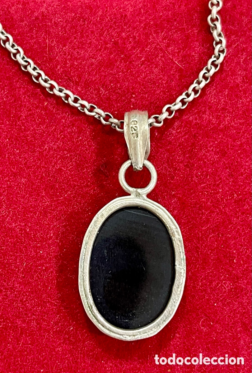 Joyeria: Conjunto de cadena y colgante en plata de ley contrastada. - Foto 3