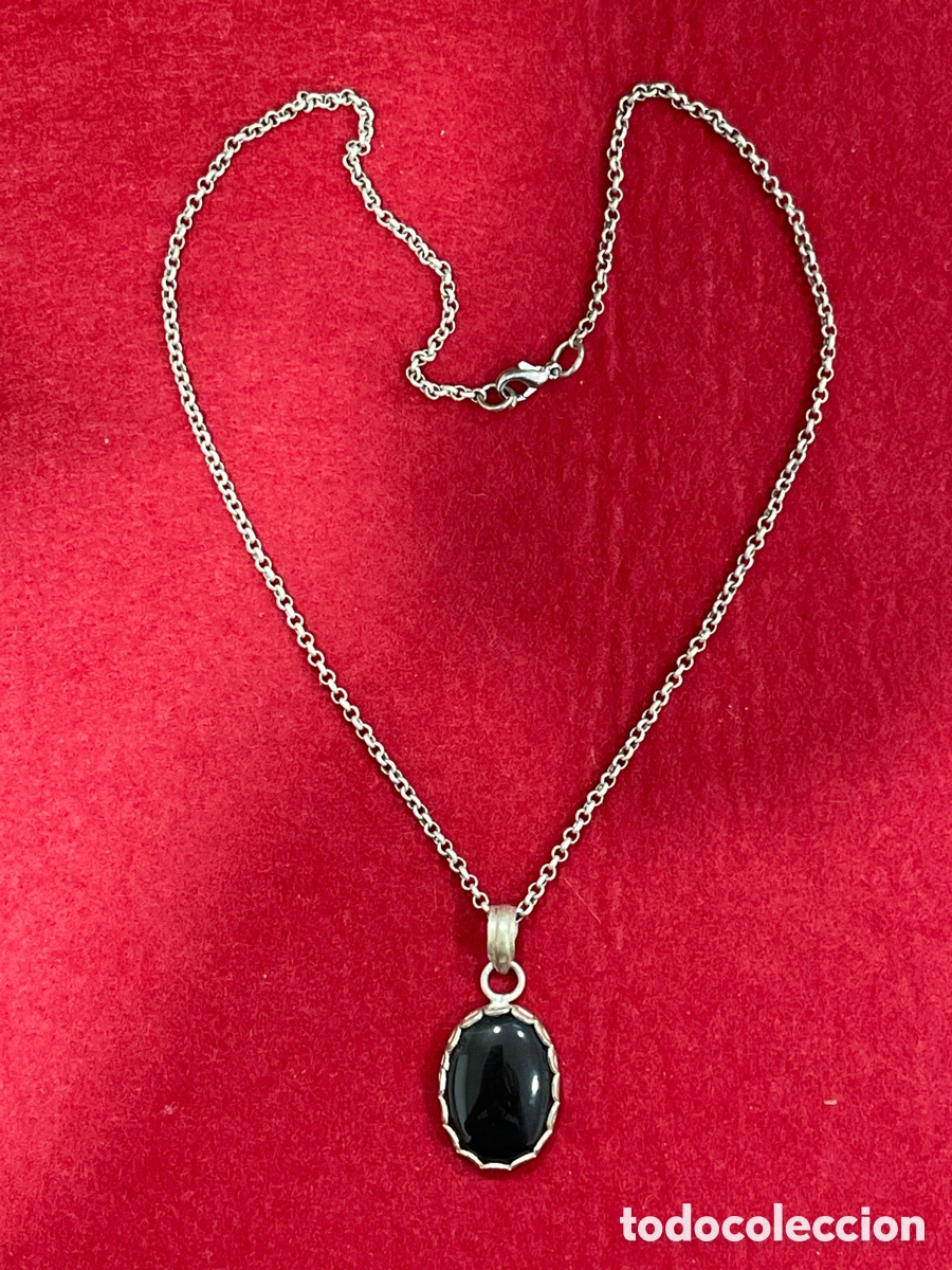Joyeria: Conjunto de cadena y colgante en plata de ley contrastada. - Foto 1