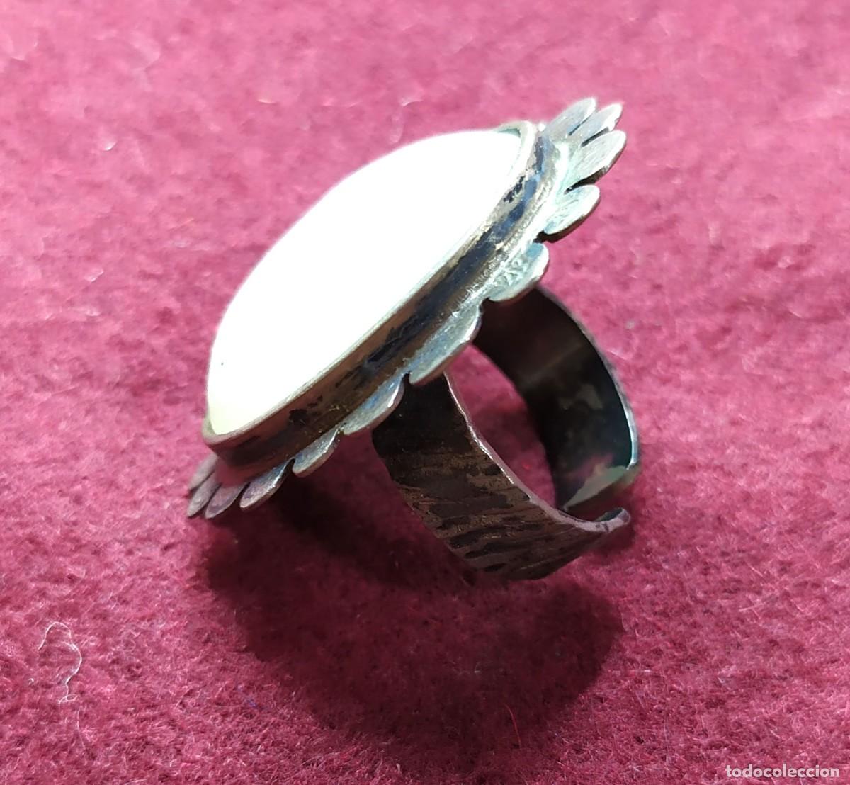 Joyeria: SORTIJA VINTAGE CON CABUJ&Oacute;N DE &Oacute;PALO - Foto 3