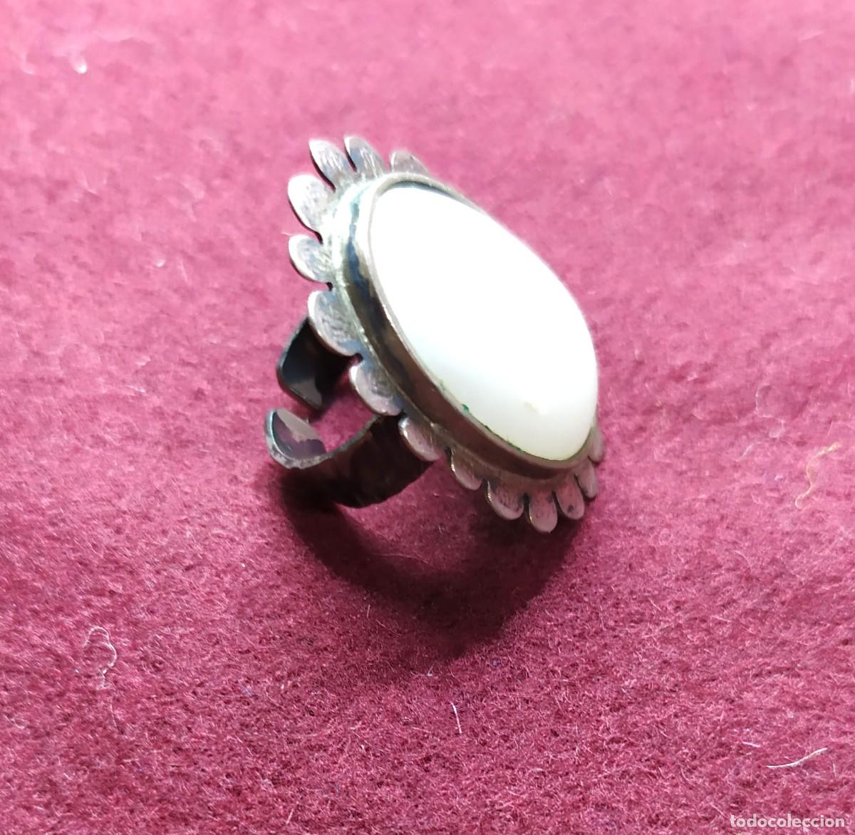 Joyeria: SORTIJA VINTAGE CON CABUJ&Oacute;N DE &Oacute;PALO - Foto 5