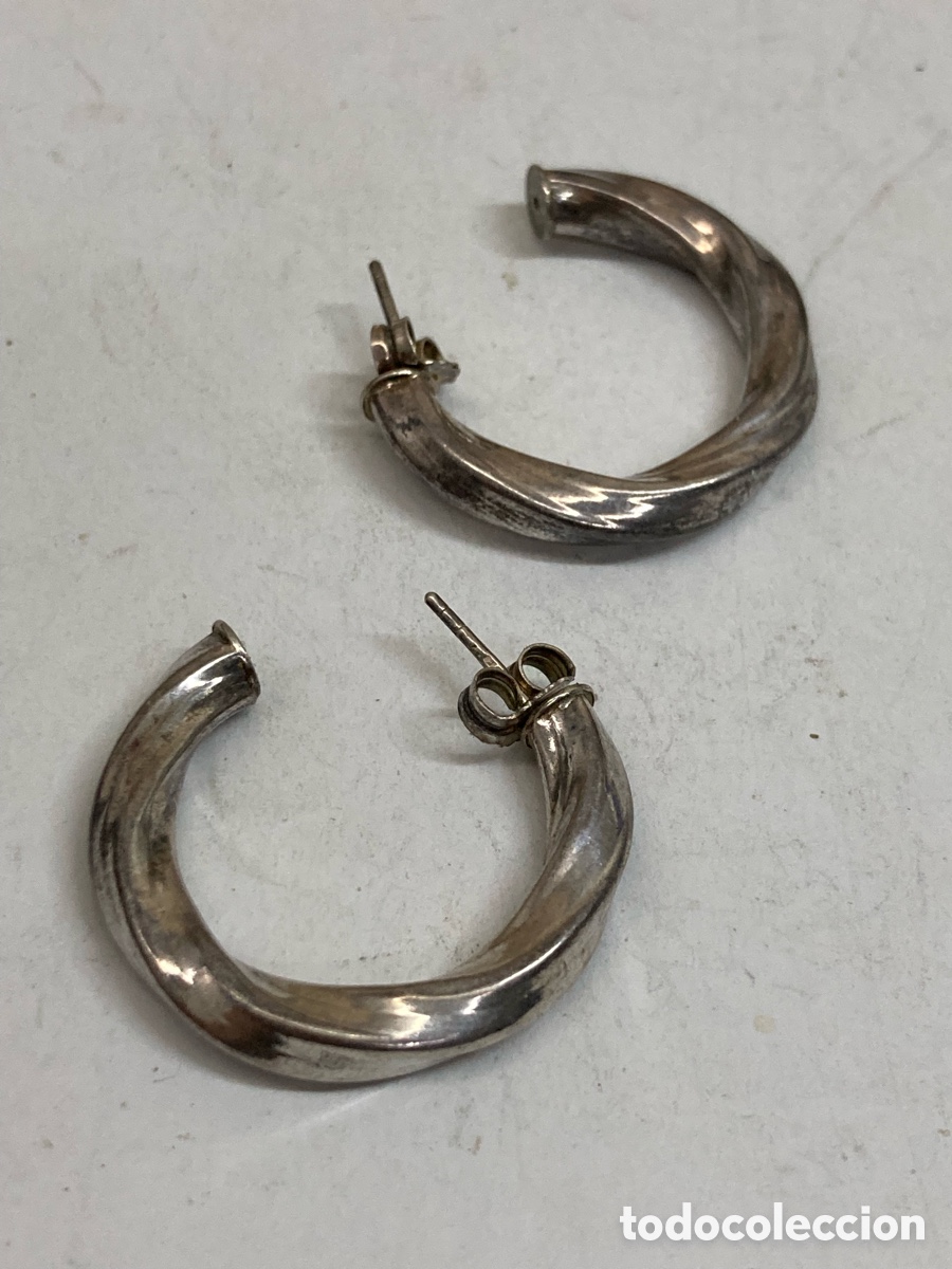 Joyeria: Pendientes de plata P122 - Foto 1