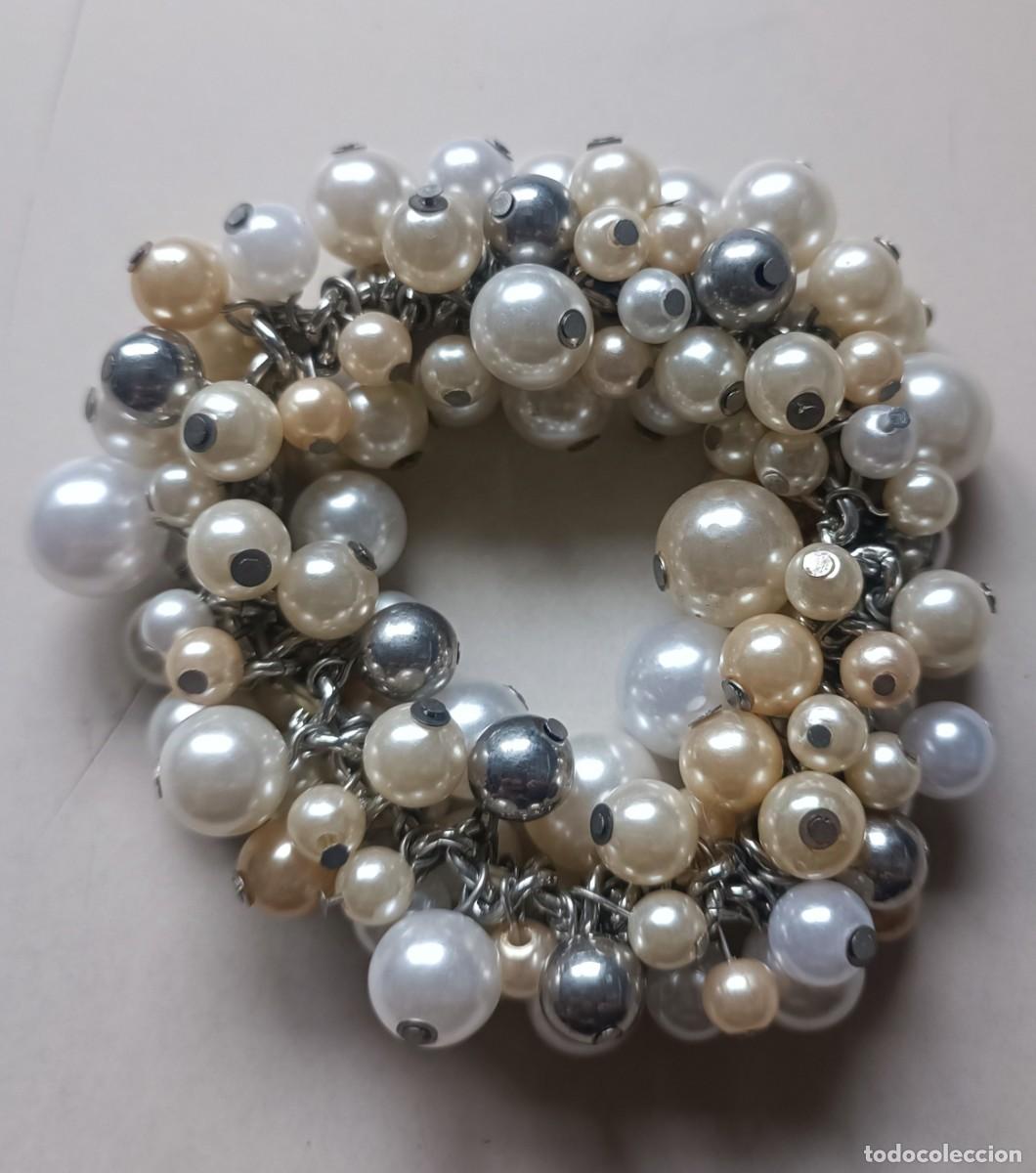 Joyeria: Cookie Lee Pulsera el&aacute;stica de perlas - Foto 1