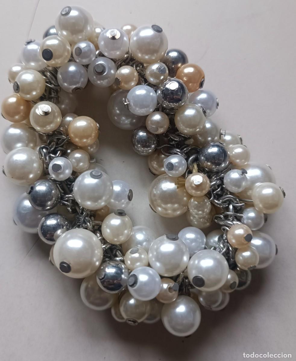 Joyeria: Cookie Lee Pulsera el&aacute;stica de perlas - Foto 2
