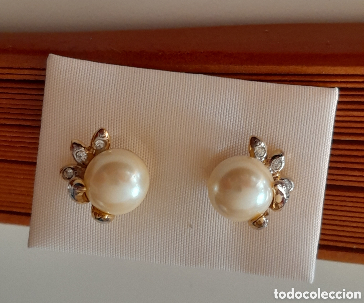 Joyeria: PENDIENTES DE PERLA Y CRISTAL - Foto 3