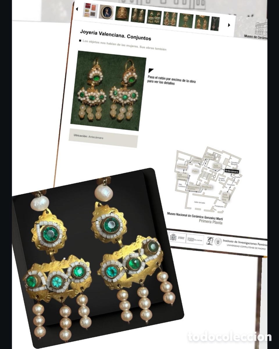 Joyeria: PENDIENTES ISABELINOS VALENCIA - Foto 4