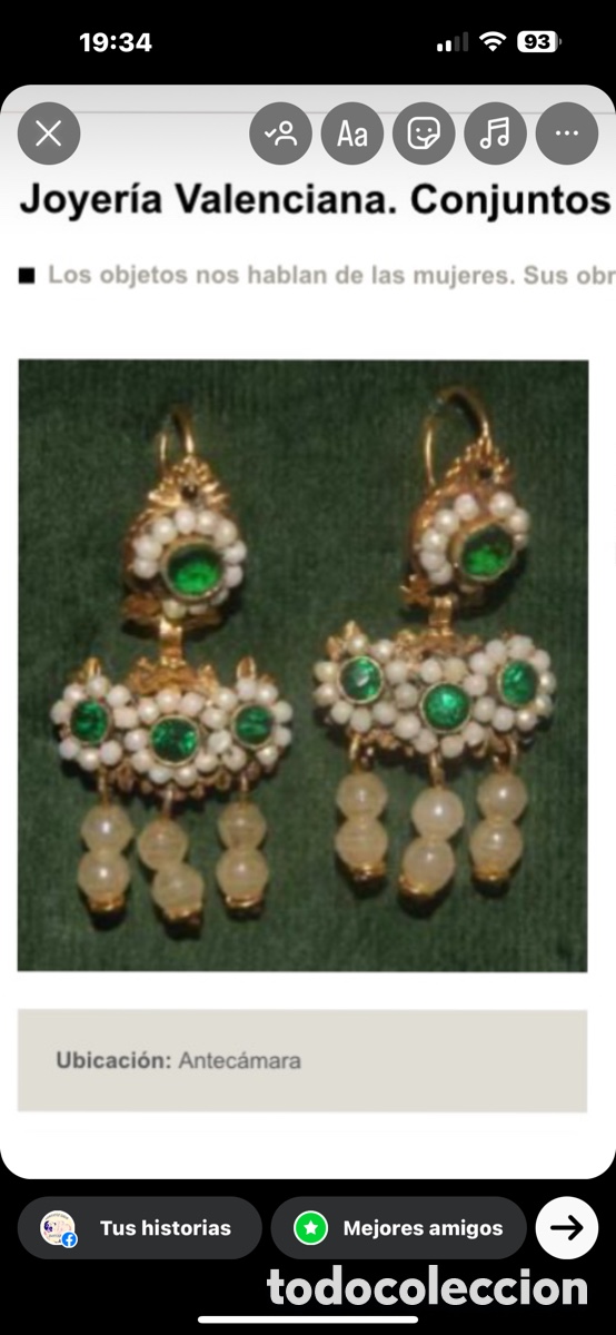Joyeria: PENDIENTES ISABELINOS VALENCIA - Foto 5
