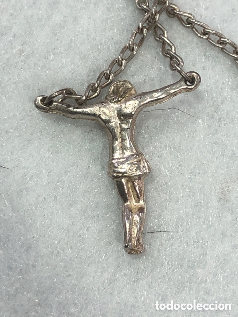 Joyeria: Cadena con cristo de plata de ley (L95) - Foto 5