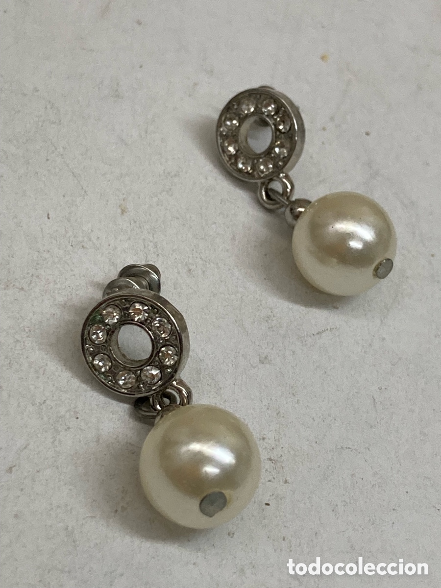 Joyeria: Pendientes de bater&iacute;a y perlas /P140 - Foto 1