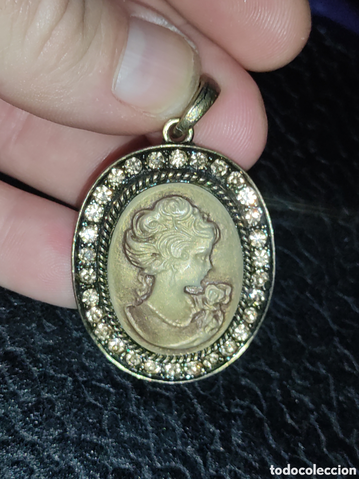 Joyeria: Colgante camafeo con circonitas. - Foto 6
