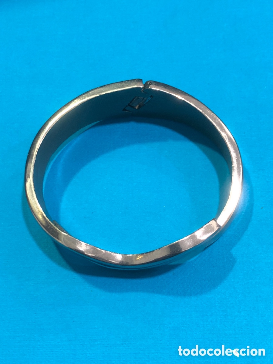Joyeria: Pulsera torque maciza de metal (L90) - Foto 2
