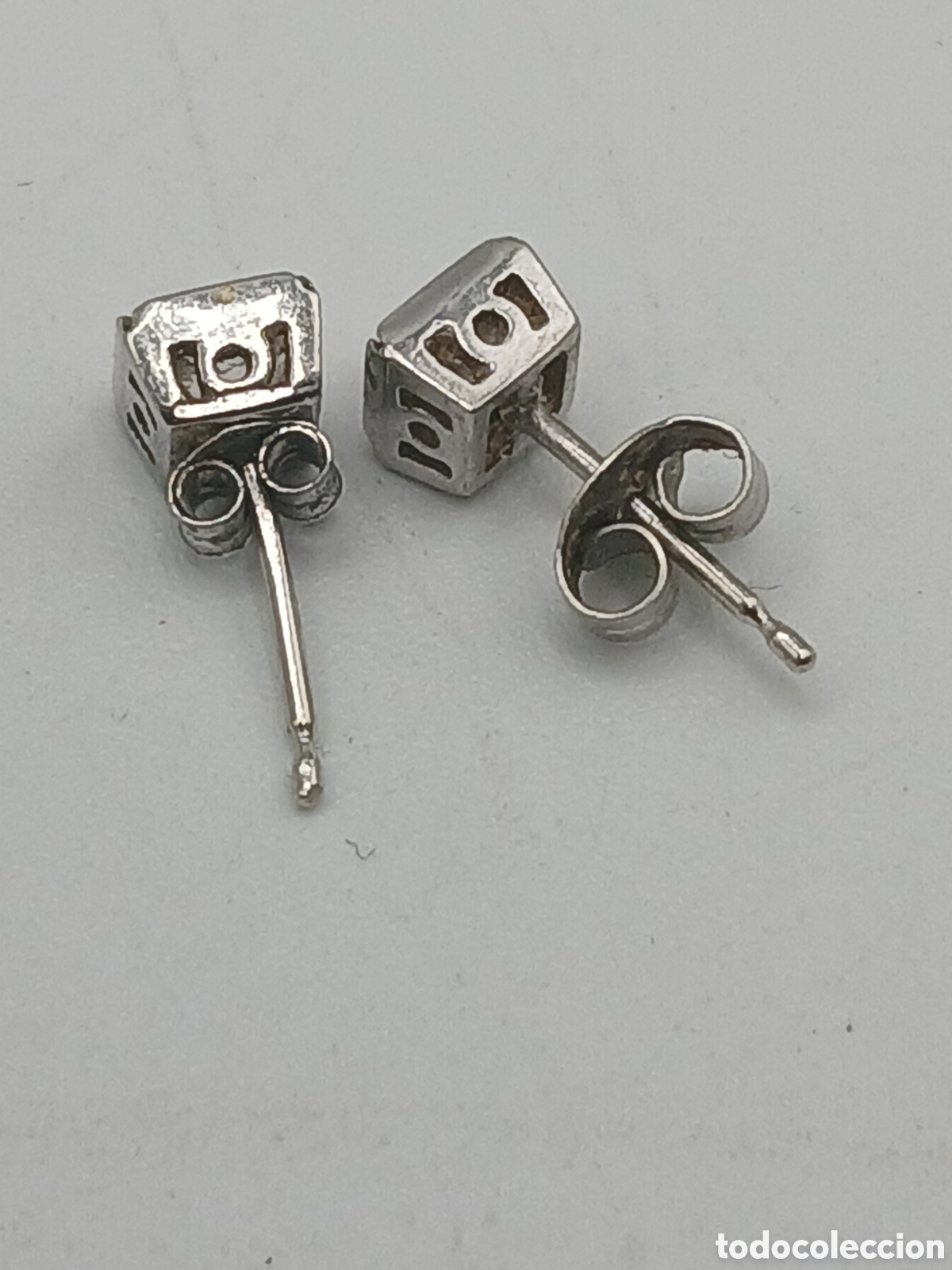 Joyeria: Pendientes oro blanco 9quilates y cuarzo blanco - Foto 4