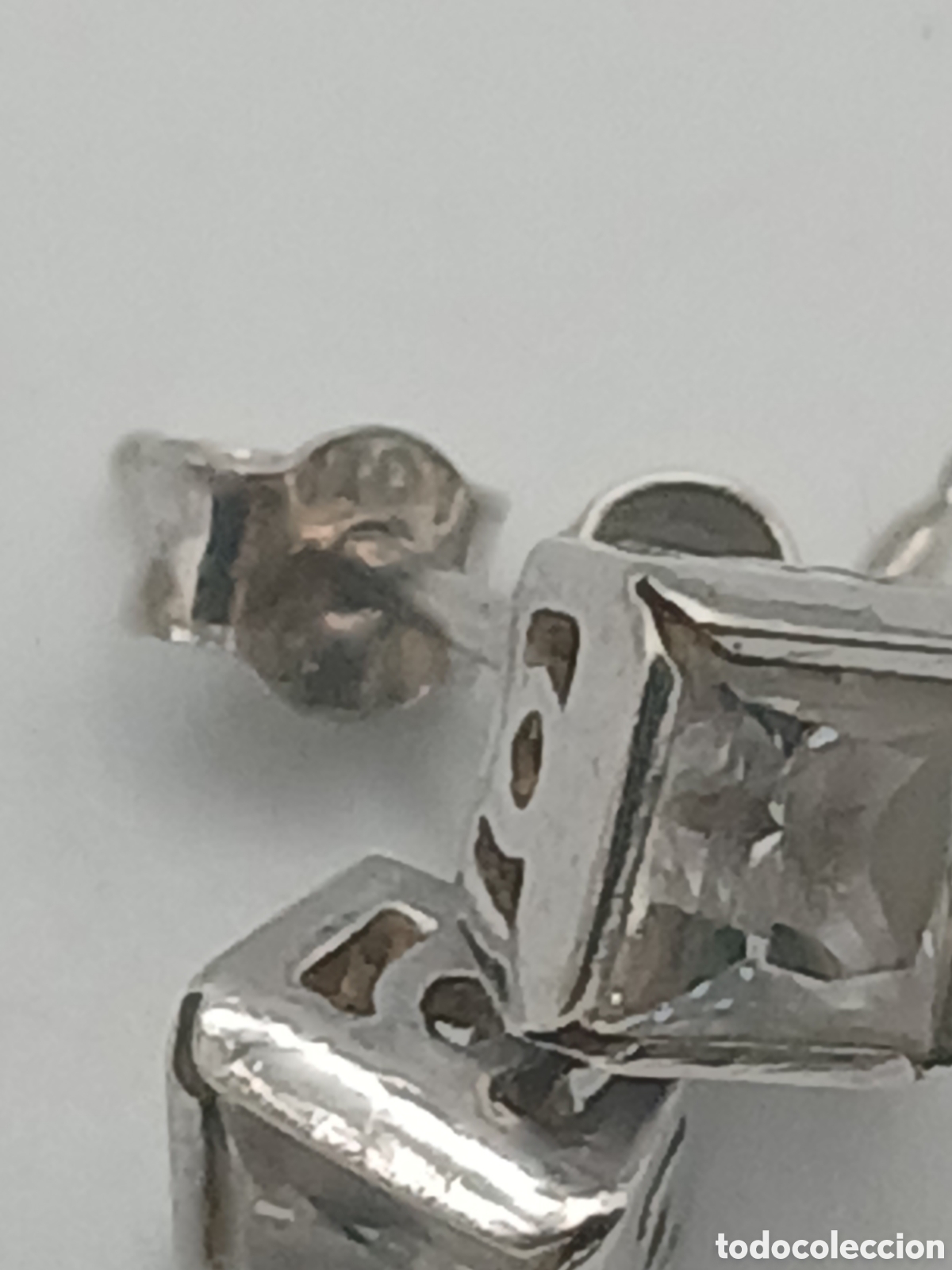 Joyeria: Pendientes oro blanco 9quilates y cuarzo blanco - Foto 5