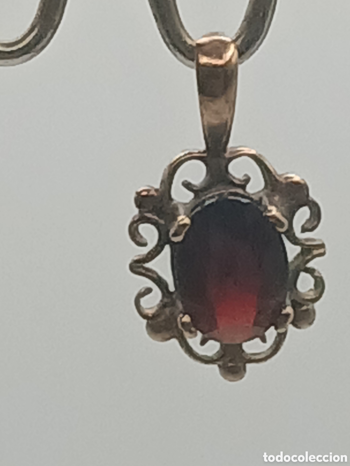 Joyeria: Colgante oro 9quilates y granate - Foto 3