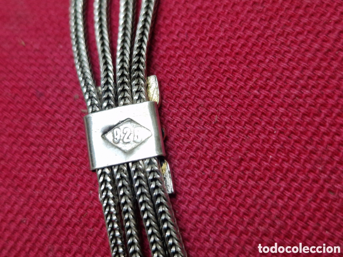 Joyeria: PRECIOSA GARGANTILLA EN PLATA Y ESMALTE - Foto 4