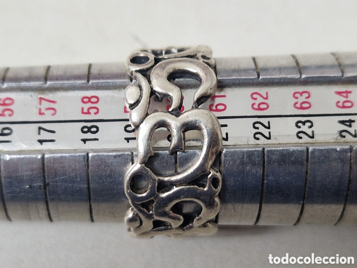 Joyeria: ANILLO PLATA DE LEY LETRAS ARABES - Foto 5