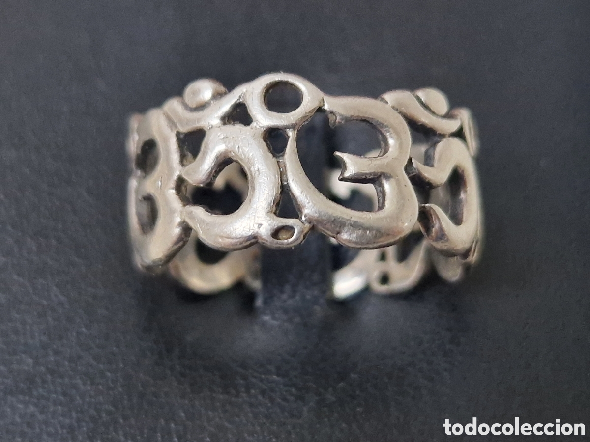 Joyeria: ANILLO PLATA DE LEY LETRAS ARABES - Foto 1