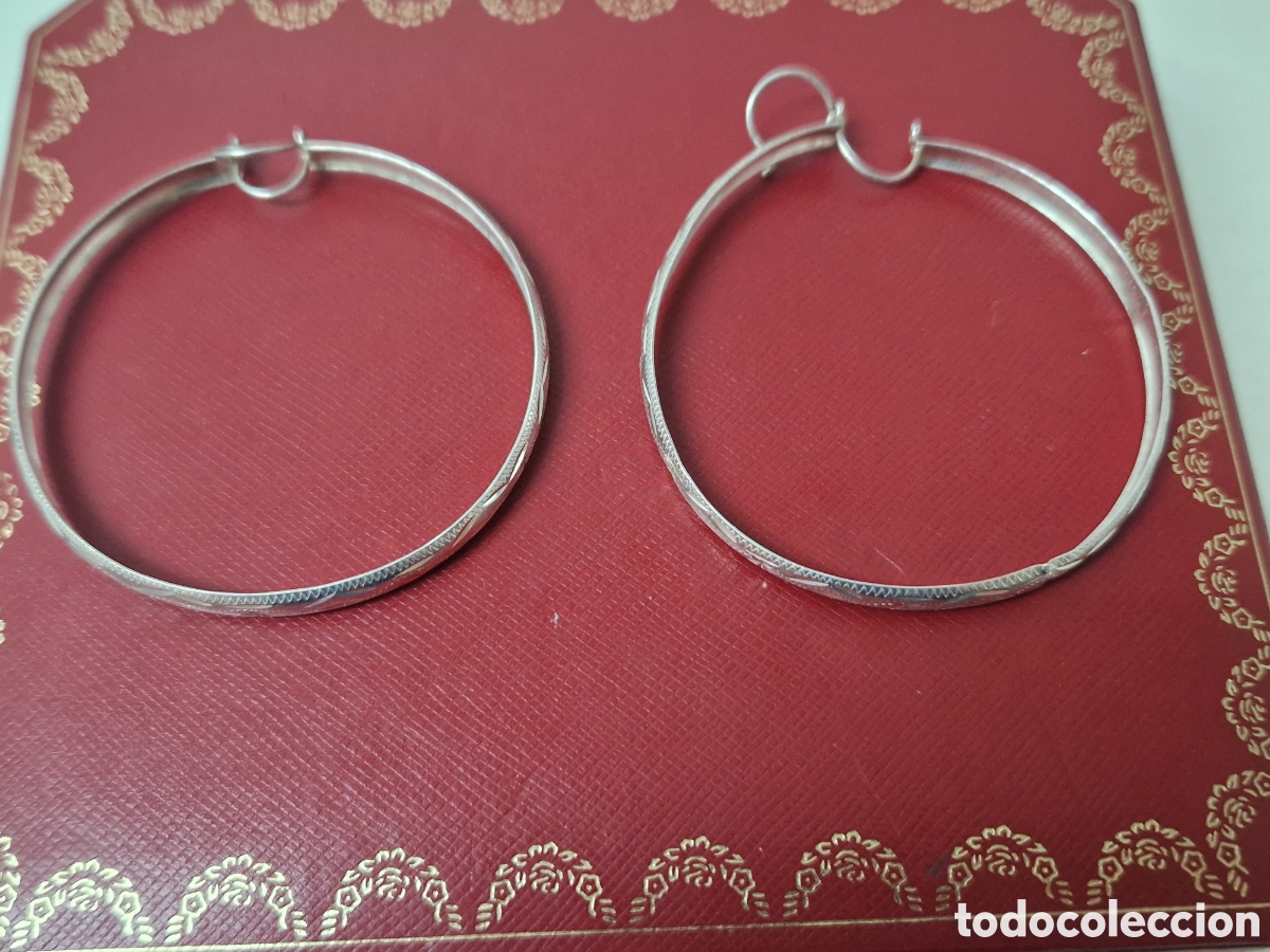 Joyeria: GRANDES PENDIENTES EN PLATA DE LEY - Foto 2
