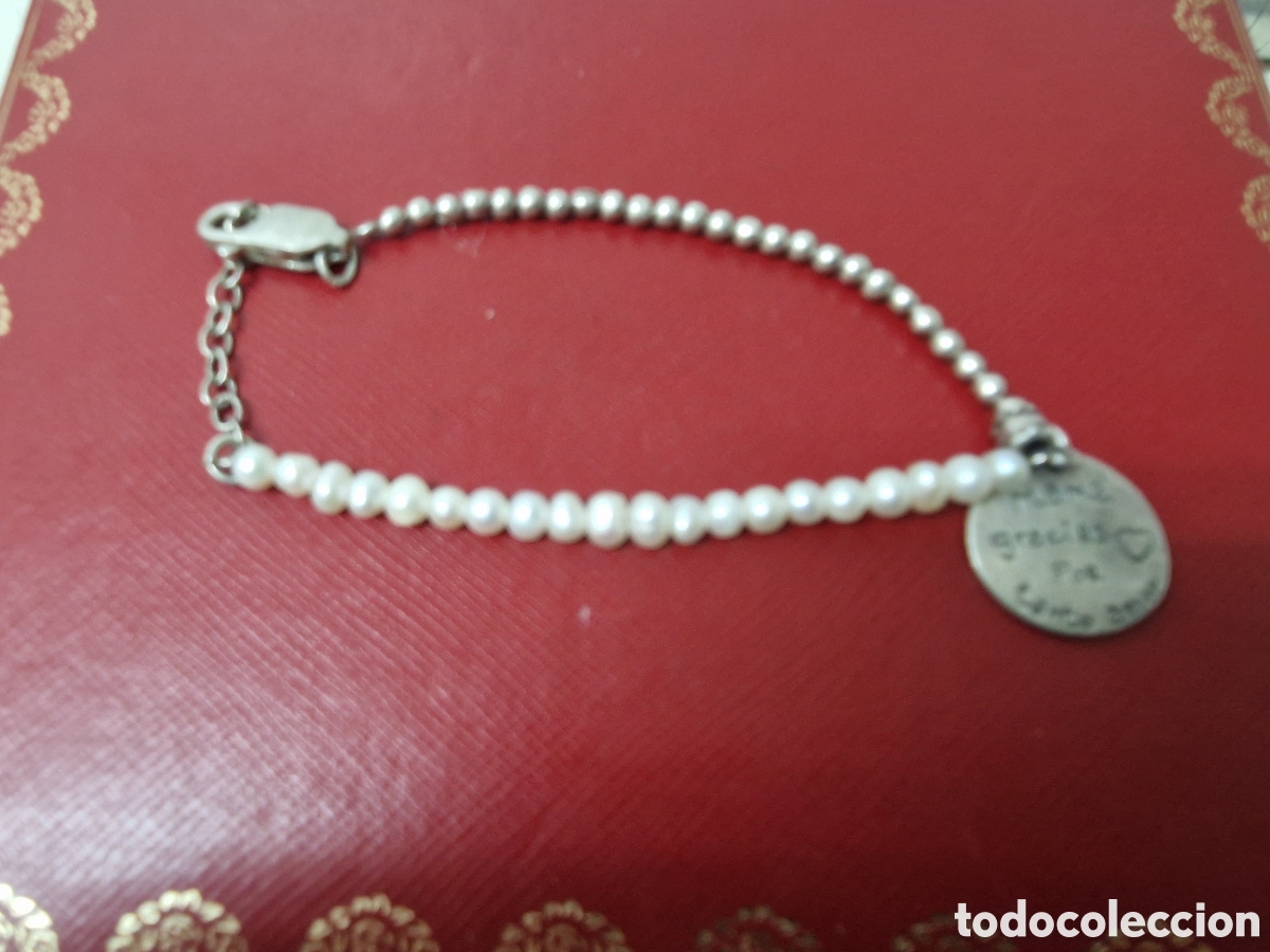 Joyeria: PULSERA PLATA Y PERLAS NATURALES - Foto 1