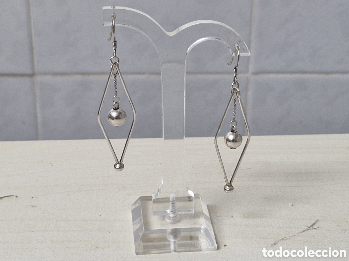 Joyeria: BONITOS PENDIENTES LARGOS EN PLATA DE LEY - Foto 7
