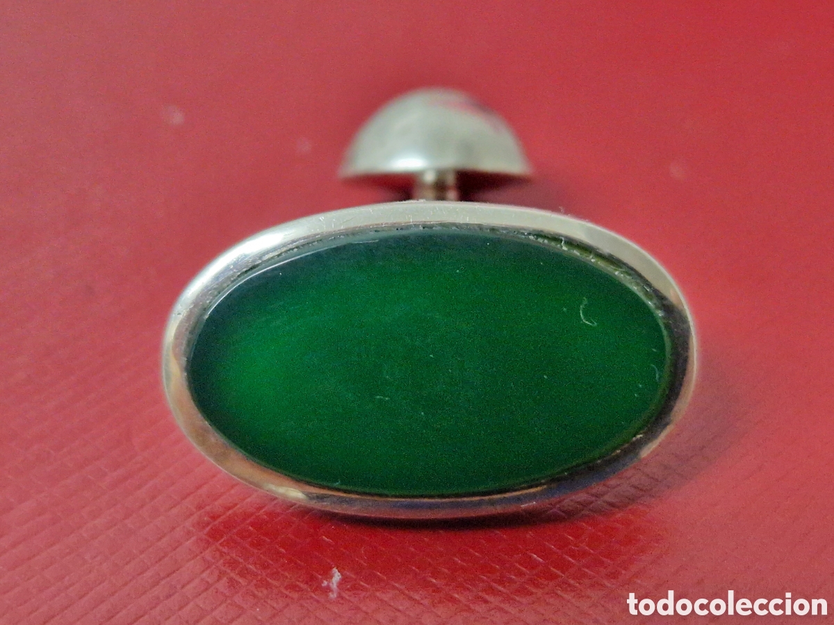 Joyeria: PIERCING DE PLATA Y AGATA VERDE - Foto 3