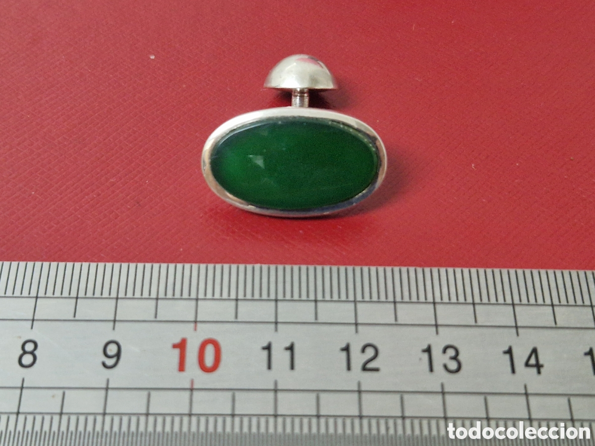 Joyeria: PIERCING DE PLATA Y AGATA VERDE - Foto 4
