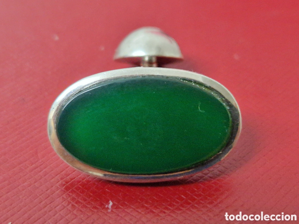 Joyeria: PIERCING DE PLATA Y AGATA VERDE - Foto 1