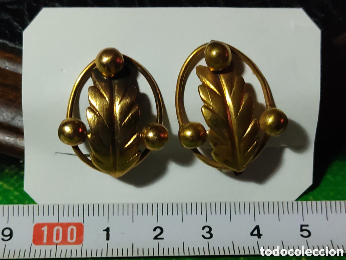 Joyeria: Pendientes modernistas & flor de Lis. *1* - Foto 2