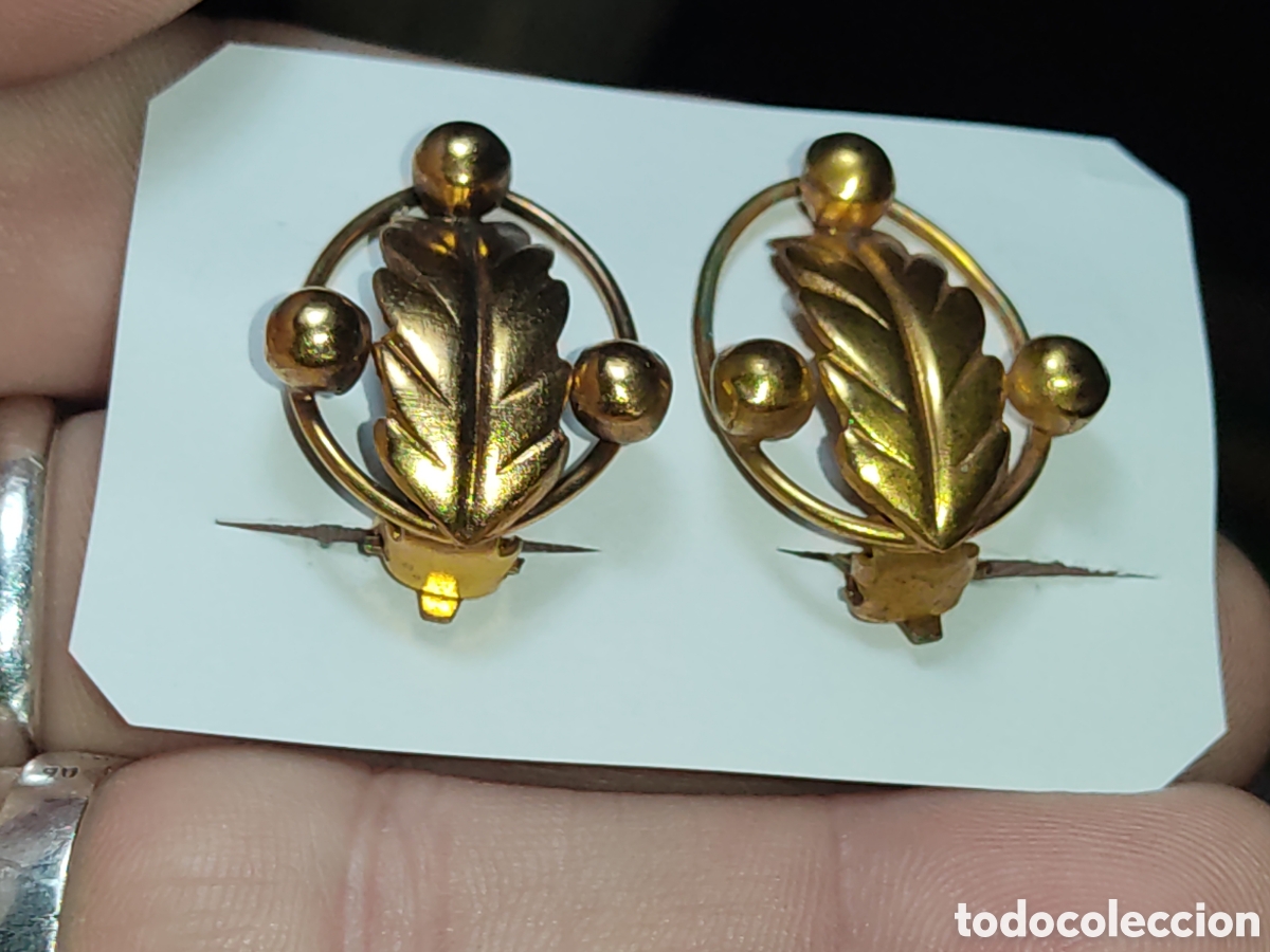 Joyeria: Pendientes modernistas & flor de Lis. *1* - Foto 4