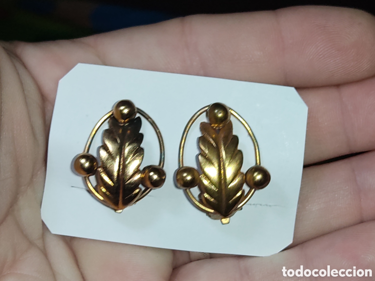 Joyeria: Pendientes modernistas & flor de Lis. *1* - Foto 5