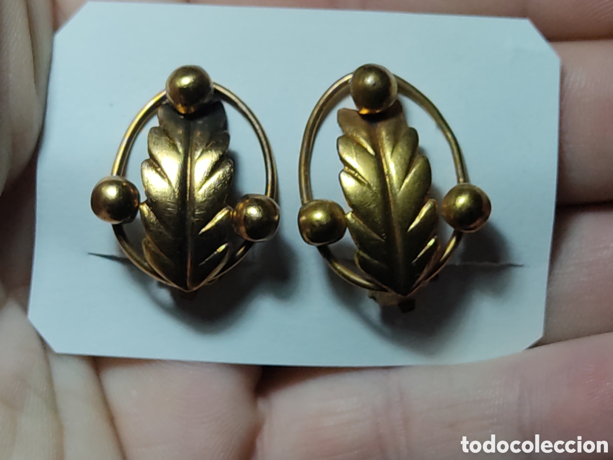 Joyeria: Pendientes modernistas & flor de Lis. *1* - Foto 1