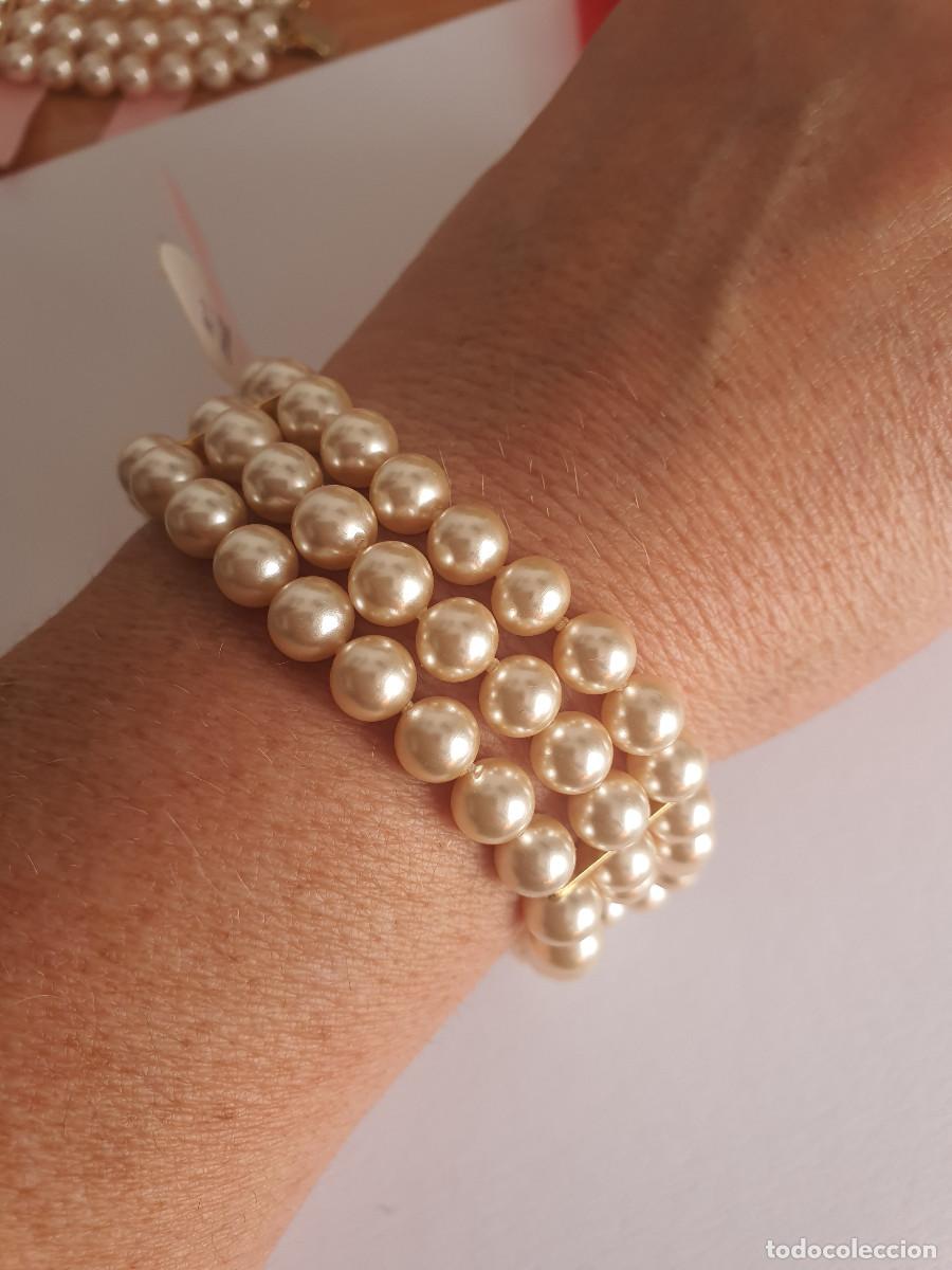 Joyeria: Pulsera perlas Mallorca. Nueva. 3 vueltas - Foto 4