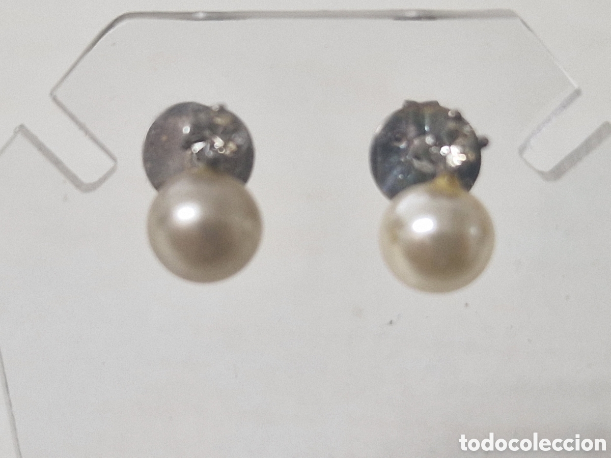 Joyeria: PEQUE&Ntilde;OS PENDIENTES PERLA Y CIRCONITA - Foto 4
