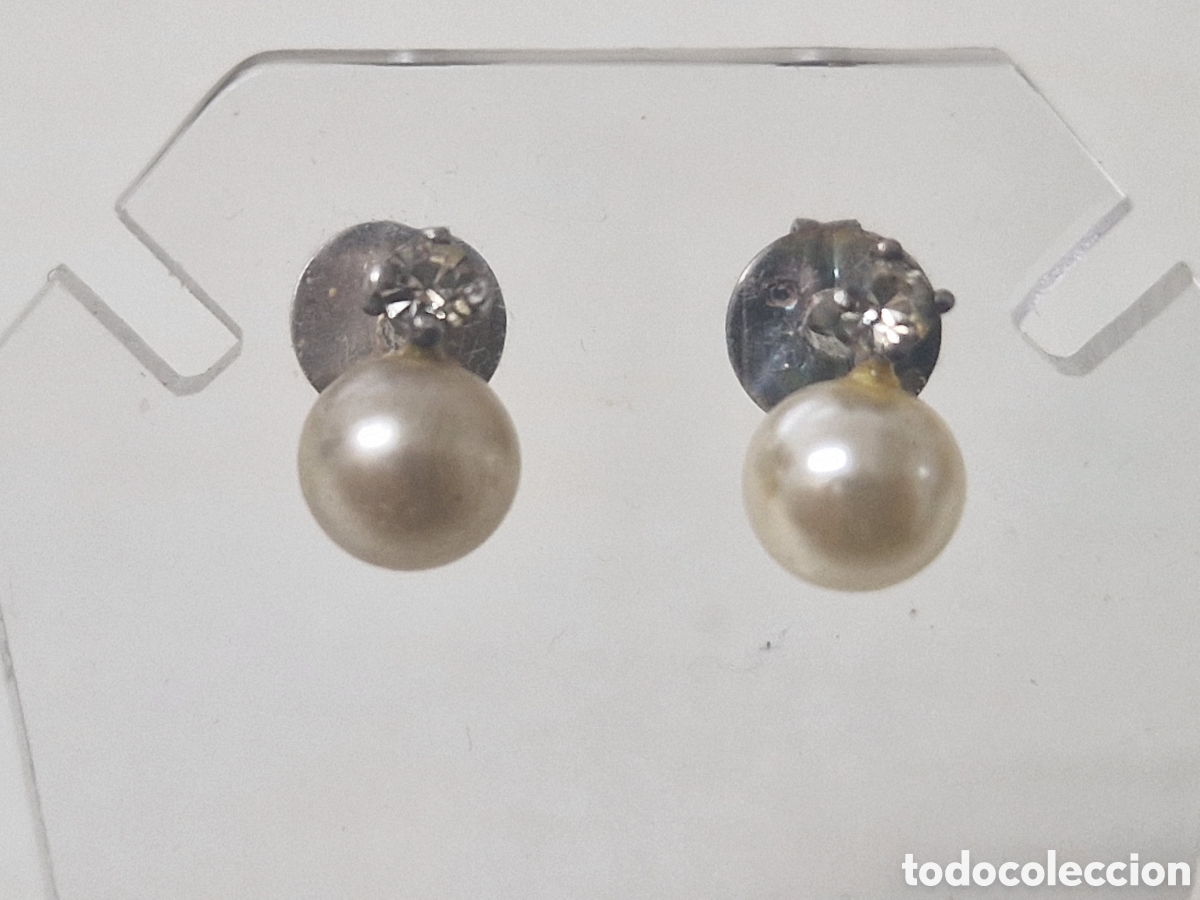 Joyeria: PEQUE&Ntilde;OS PENDIENTES PERLA Y CIRCONITA - Foto 1
