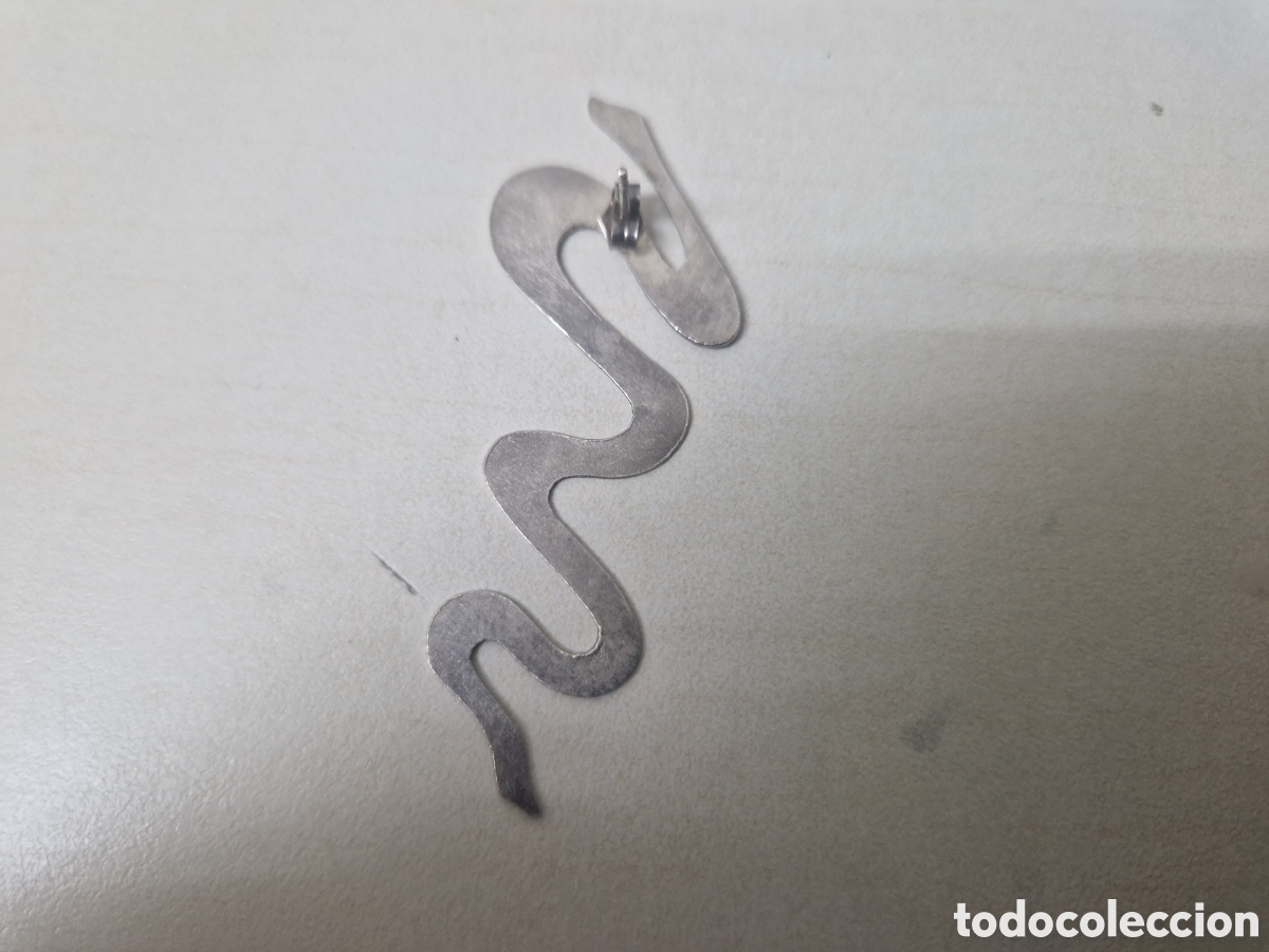 Joyeria: PENDIENTE LARGO SERPIENTE PLATA - Foto 6