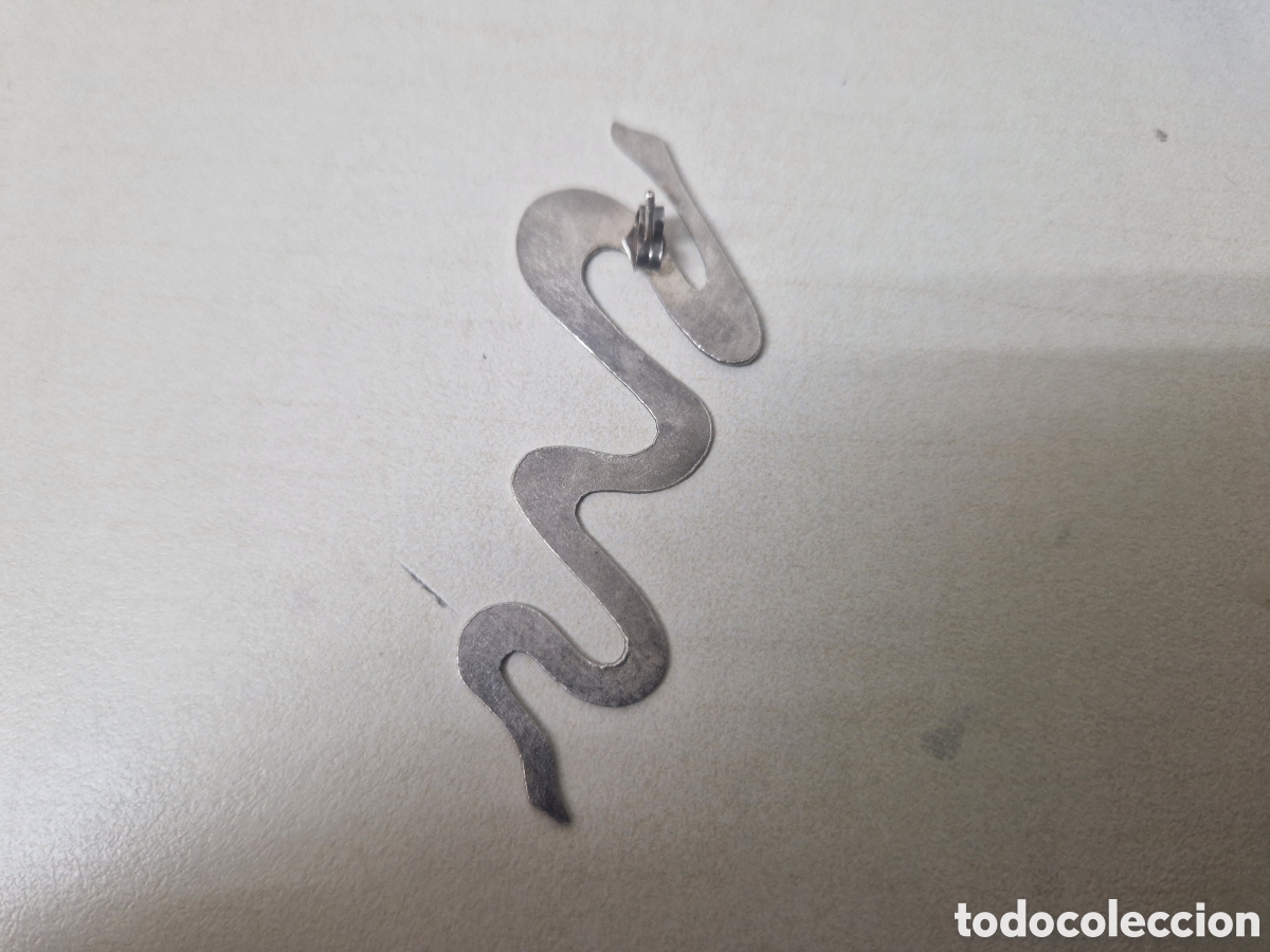 Joyeria: PENDIENTE LARGO SERPIENTE PLATA - Foto 7
