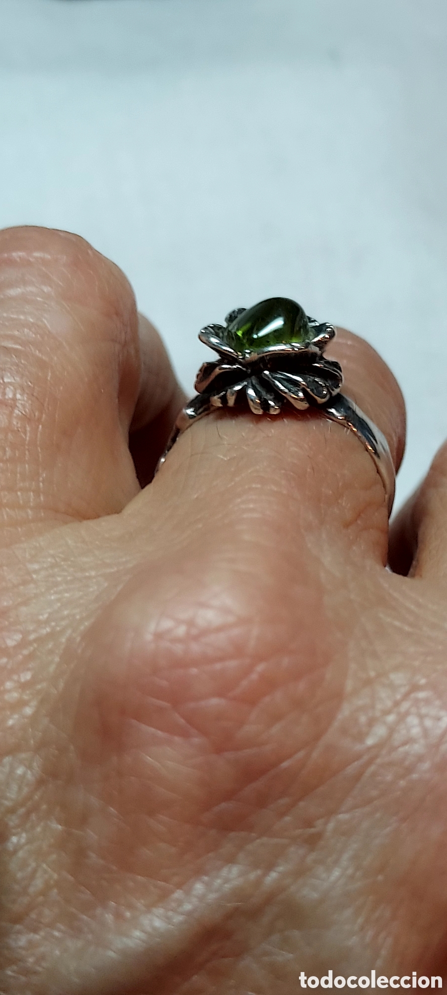 Joyeria: ANILLO DE PLATA CON CRISTAL VERDE - Foto 6