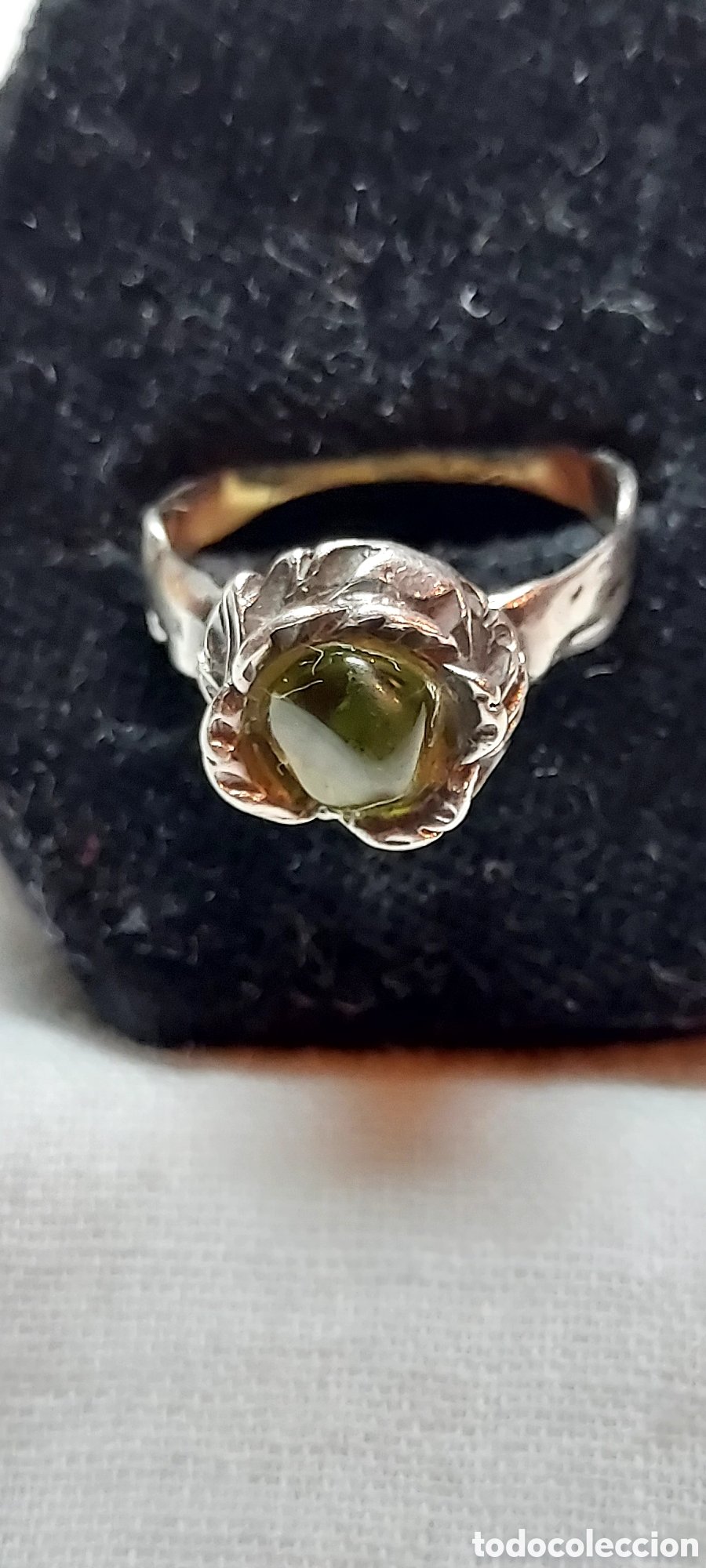 Joyeria: ANILLO DE PLATA CON CRISTAL VERDE - Foto 1