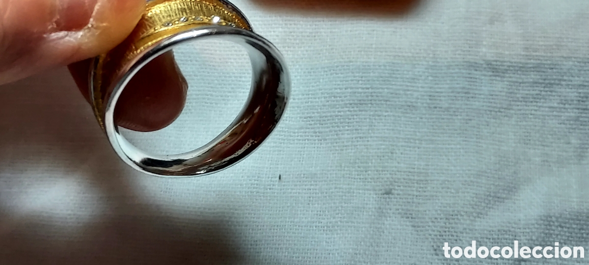 Joyeria: ANILLO DE PLATA Y PLATA DORADA 925 - Foto 4