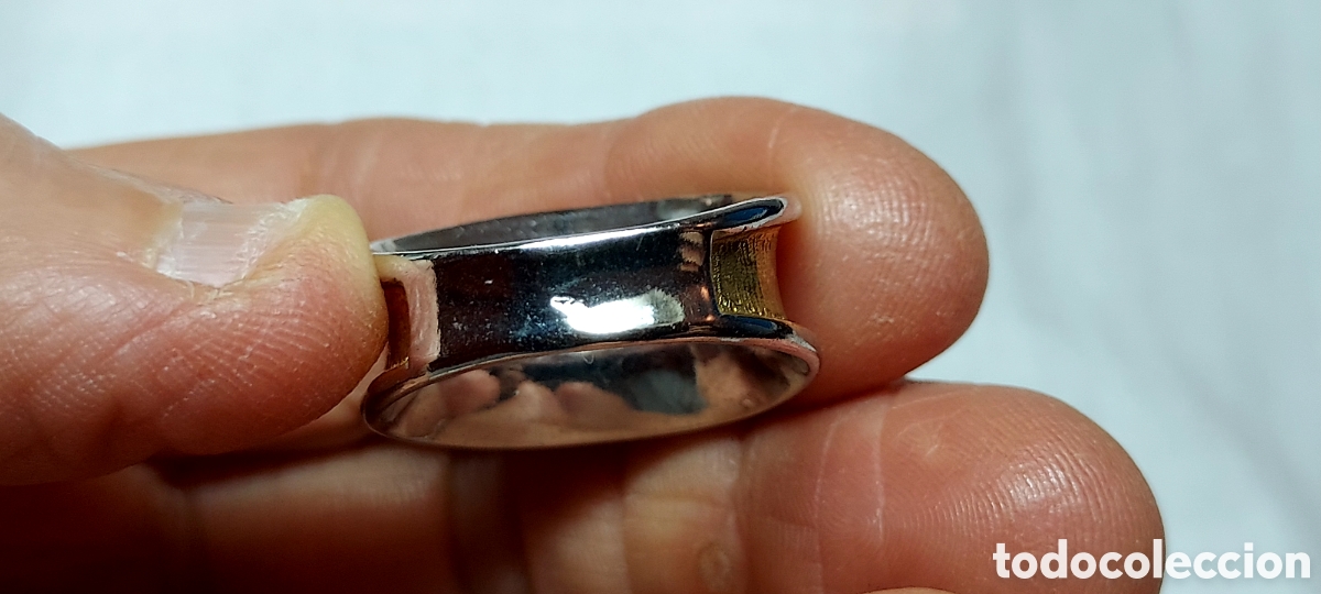 Joyeria: ANILLO DE PLATA Y PLATA DORADA 925 - Foto 6