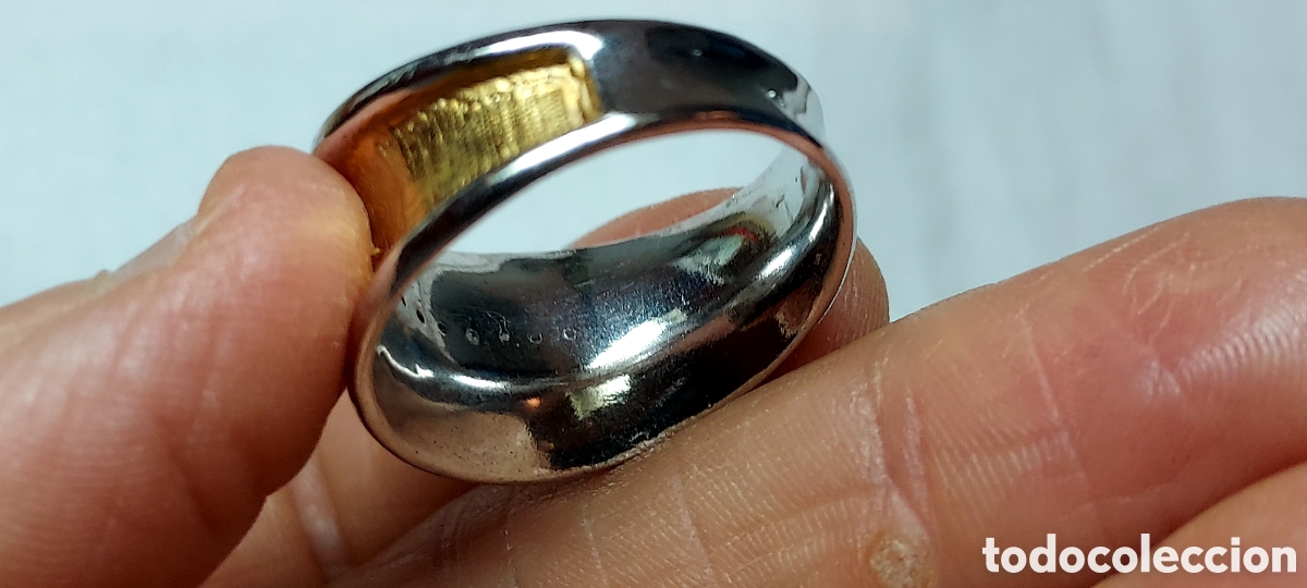 Joyeria: ANILLO DE PLATA Y PLATA DORADA 925 - Foto 7