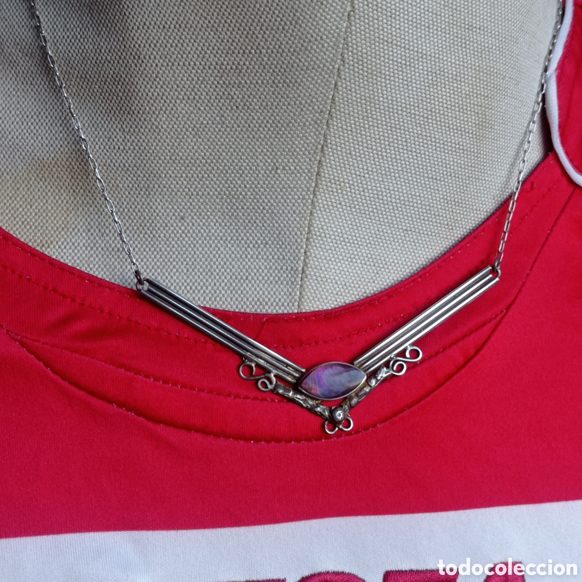 Joyeria: Antiguo collar gargantilla - Foto 2
