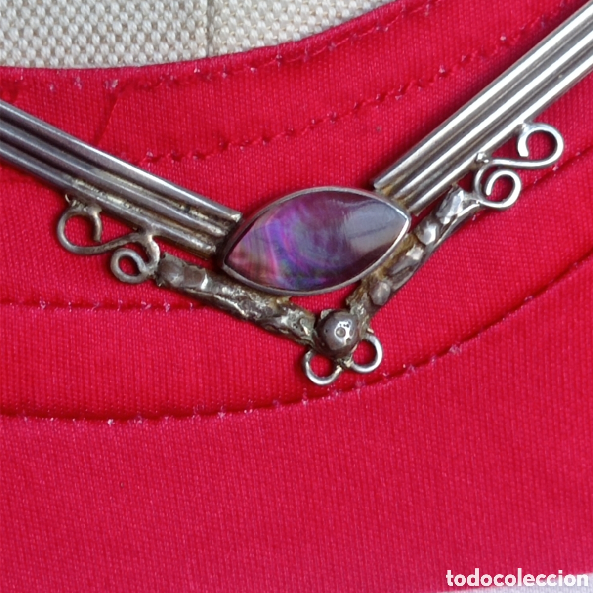 Joyeria: Antiguo collar gargantilla - Foto 1