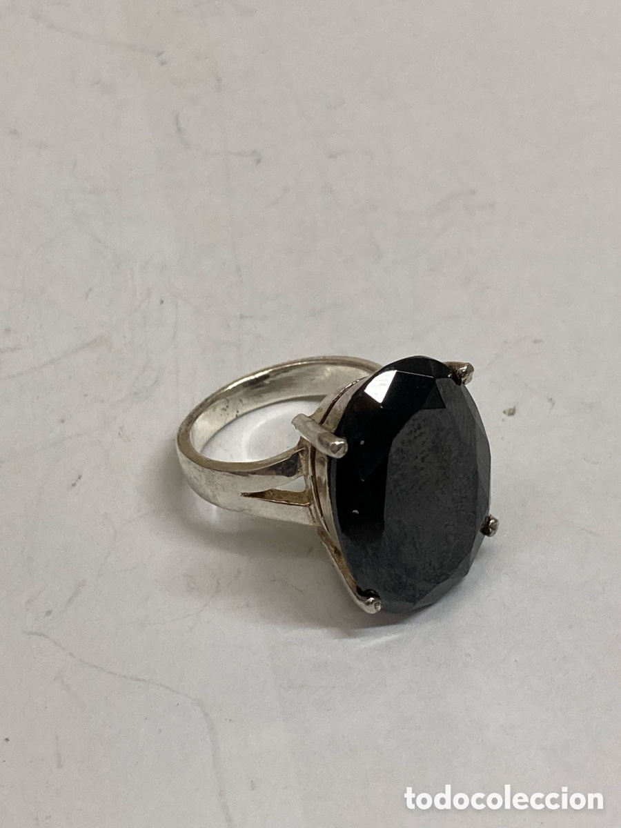 Joyeria: Anillo de plata y &oacute;nix S206 - Foto 1