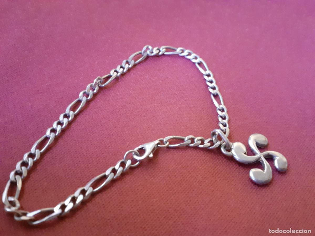Joyeria: pulsera de plata con colgante - Foto 3