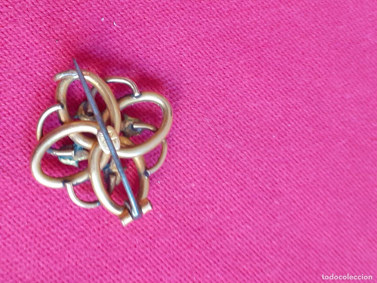 Joyeria: Broche antiguo dorado - Foto 2